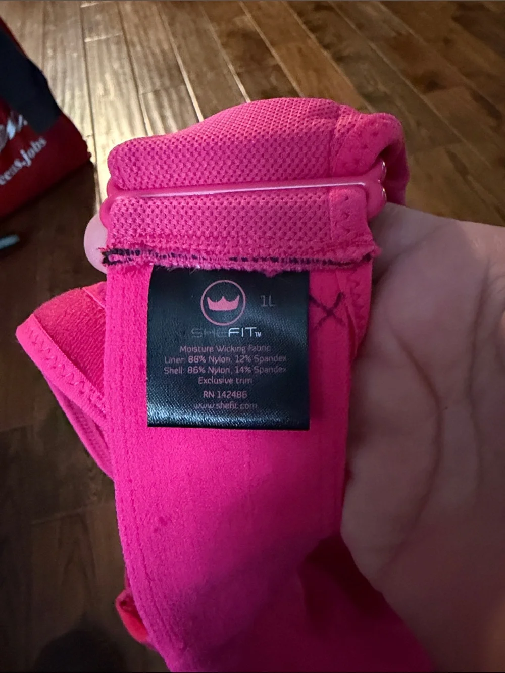 SHEFIT Front-Zip High-Support Sports Bra in Hot Pink Size 1 LUXE